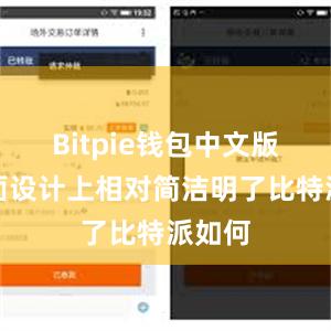 Bitpie钱包中文版在界面设计上相对简洁明了比特派如何