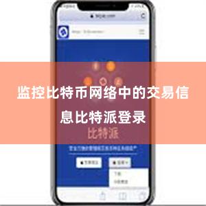 监控比特币网络中的交易信息比特派登录